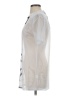 The Brand 100% Polyester Graphic Silver Short Sleeve Top Size XS - photo 5