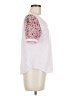 DKNY White Short Sleeve Top Size M - photo 4