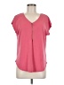 Green Envelope Pink Short Sleeve Top Size M - photo 1