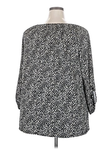Notations 3/4 Sleeve Blouse (view 2)