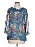 Chico's Blue 3/4 Sleeve Blouse Size L - photo 1
