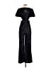 IEENA for Mac Duggal 100% Polyester Stars Black Jumpsuit Size 6 - photo 2