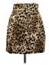 Naven 100% Polyester Animal Print Brown Casual Skirt Size 2 - photo 1