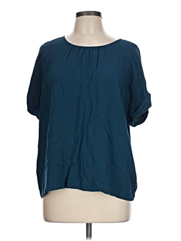 Ann Taylor LOFT Outlet Short Sleeve Blouse (view 1)