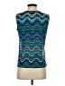 Kasper Teal Sleeveless Blouse Size S - photo 2