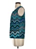 Kasper Teal Sleeveless Blouse Size S - photo 5