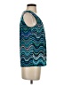 Kasper Teal Sleeveless Blouse Size S - photo 4