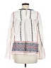 Very J 100% Cotton White Long Sleeve Blouse Size M - photo 2