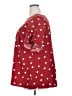 BLOOMCHIC Hearts Burgundy Short Sleeve Blouse Size 18 - 20 - photo 5