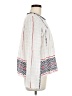 Very J 100% Cotton White Long Sleeve Blouse Size M - photo 4