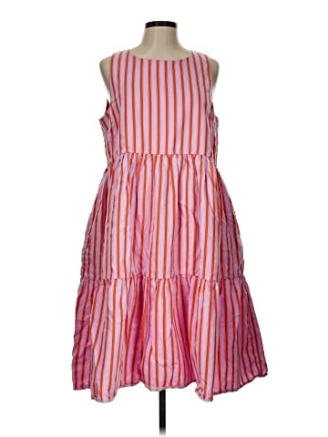 MDS Stripes Casual Dress (view 1)