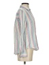 Rails 100% Cotton Stripes Teal Long Sleeve Button-Down Shirt Size XS - photo 4