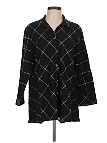 Habitat 3/4 Sleeve Button-Down Shirt (view 1)