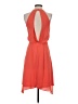 BCBGMAXAZRIA 100% Polyester Solid Orange Cocktail Dress Size XXS (estimated) - photo 2
