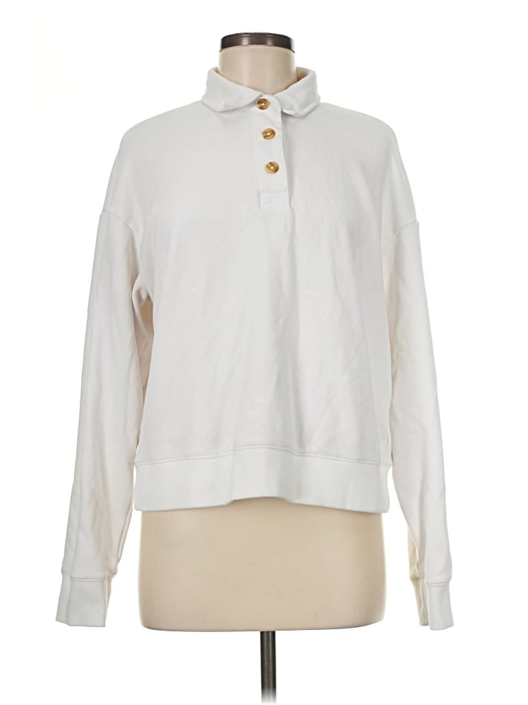 Pre-owned Unbranded Pullover Sweater In White