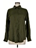 Unbranded Solid Green Long Sleeve Blouse Size M - photo 1