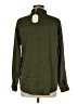 Unbranded Solid Green Long Sleeve Blouse Size M - photo 2