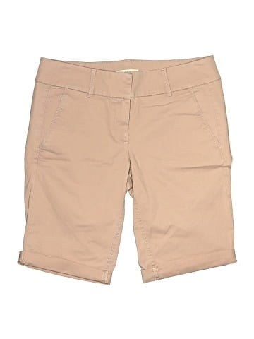 Ann Taylor LOFT Khaki Shorts (view 1)