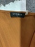 Storia 100% Polyester Brown 3/4 Sleeve Blouse Size S - photo 7