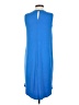 Ann Taylor Solid Blue Casual Dress Size XS (tall) - photo 2