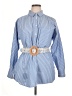 Ann Taylor LOFT Blue Long Sleeve Button-Down Shirt Size XL - photo 1