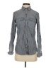 Express Gray Long Sleeve Button-Down Shirt Size S - photo 1