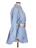 Ann Taylor LOFT Blue Long Sleeve Button-Down Shirt Size XL - photo 4
