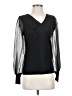 Sioni Black Long Sleeve Blouse Size S - photo 1