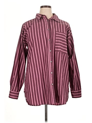 Ann Taylor LOFT Long Sleeve Button-Down Shirt (view 1)