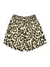 Shein Animal Print Gold Shorts Size 4 - photo 2