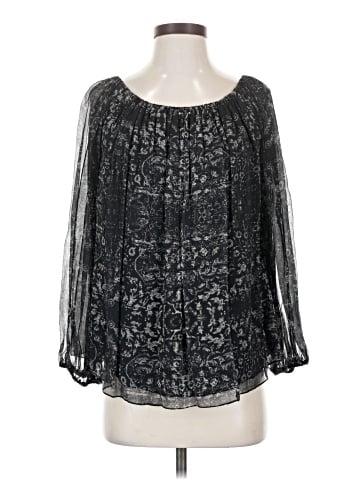 Haute Hippie 3/4 Sleeve Silk Top (view 1)