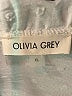 Olivia Grey 100% Polyester White Sleeveless Blouse Size XL - photo 7
