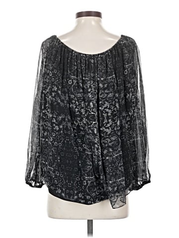 Haute Hippie 3/4 Sleeve Silk Top (view 2)
