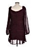 She + Sky 100% Polyester Burgundy Cocktail Dress Size L - photo 2