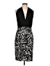 Connected Apparel Graphic Black Cocktail Dress Size 12 - photo 1