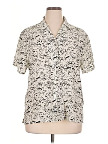 Riva Short Sleeve Silk Top (view 1)