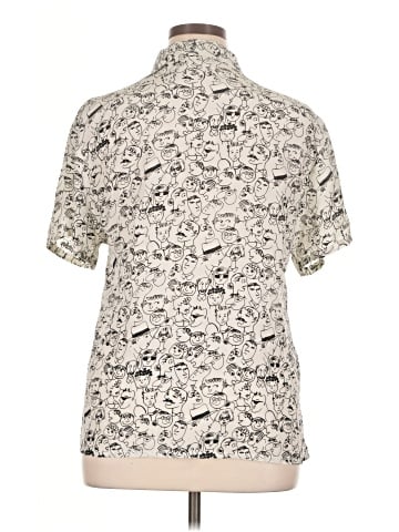 Riva Short Sleeve Silk Top (view 2)