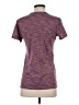 Reebok 100% Polyester Tweed Purple Active T-Shirt Size S - photo 2