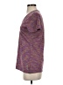 Reebok 100% Polyester Tweed Purple Active T-Shirt Size S - photo 5