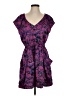 BCBGeneration 100% Polyester Paisley Purple Casual Dress Size S - photo 1