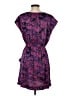 BCBGeneration 100% Polyester Paisley Purple Casual Dress Size S - photo 2