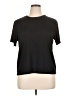 Laura Scott Black Short Sleeve T-Shirt Size 16 - 18 - photo 1