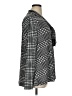Lane Bryant Houndstooth Black Long Sleeve Blouse Size 14 - 16 Plus - photo 4