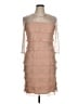Alex Evenings 100% Polyester Tan Cocktail Dress Size 14 - photo 1