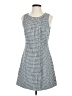 Shein 100% Polyester Houndstooth Gray Casual Dress Size S - photo 1