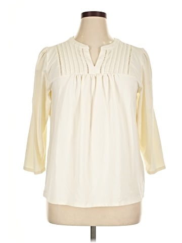 Lands' End 3/4 Sleeve Blouse (view 1)