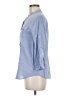 Talbots Blue 3/4 Sleeve Button-Down Shirt Size 8 - photo 5