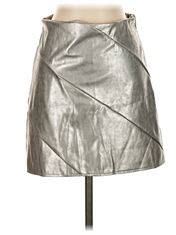 Shein Faux Leather Skirt (view 1)