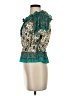 Assorted Brands Teal Short Sleeve Blouse Size S (estimated) - photo 5