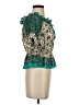 Assorted Brands Teal Short Sleeve Blouse Size S (estimated) - photo 4